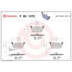 Jeu de garnitures de frein BREMBO P 85 137E