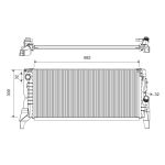 Motorkylare VALEO 701422
