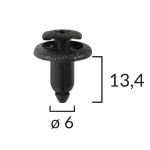 Befestigung ROMIX ROM B25376, 10 Stück