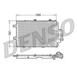 Condensator, airconditioning DENSO DCN20020