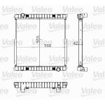 Kühler, Motorkühlung VALEO 734872