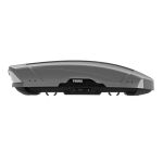 Boks dachowy tytanowy połysk pojemność: 400 l 175x865x46 cm  ładowność: 75 kg waga: 175  dla belek SlideBar wymagany adapter THULE 6976 THU