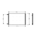 Kondensator, Klimaanlage AVA COOLING UV5009