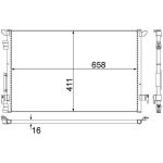 Condensator, airconditioning MAHLE AC 294 000S