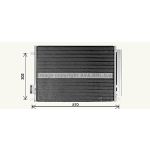 Condensator, airconditioning AVA COOLING FT5471D