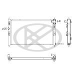 Raffreddatore motore KOYORAD PL033739