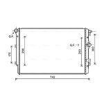 Radiateur moteur AVA COOLING VNA2324