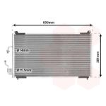 Condensator, airconditioning VAN WEZEL 40005182