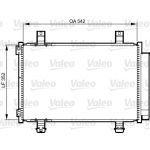 Kondensator, Klimaanlage VALEO 814219