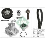 Kit de distribución de válvulas (correa + polea + bomba de líquido) INA 530 0377 31