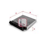Kupéfilter SOFIMA S 4232 CA