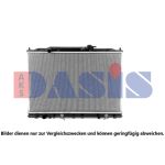 Arrefecedor do motor AKS DASIS 100046N