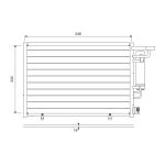 Condensator, airconditioning VALEO 822699