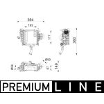 Radiador de aire de admisión BEHR *** PREMIUM LINE *** MAHLE CI 750 000P