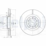 Bremsscheibe DELPHI BG3714