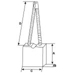Kohlebürste, Starter HC-CARGO F 032 900 052