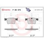 Bromsbeläggssats BREMBO P 06 075, fram