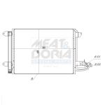 Condenseur (climatisation) MEAT & DORIA 991018
