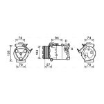 Compressor, ar condicionado AVA COOLING FDAK482