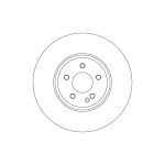 Disque de frein TRW SINGLE TRW DF6895S, 1 pièces