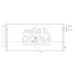 Condensator, airconditioning MEAT & DORIA 991284