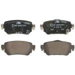Conjunto de pastilhas de travão ATE 13.0470-2600.2, atrás, Cerâmica