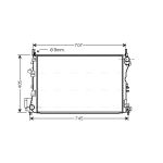 Motorkühler AVA COOLING OL2339
