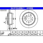 Bremsscheibe ATE 24.0110-0206.1