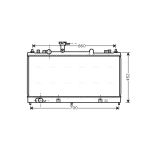 Motorkühler AVA COOLING MZ2162