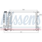 Radiador de motor AVA COOLING BW2101