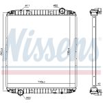 Kühler, Motorkühlung NISSENS 6063730