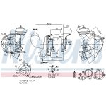 Turbocompresor, sobrealimentación NISSENS 93108