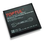 Kit de herramientas TOPTUL 10Stk MINI (5/32 - 7/16 ")