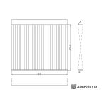 Kupéfilter BLUE PRINT ADBP250110