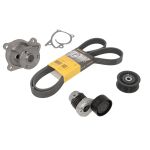 Pompe à eau+Jeu de courroie trapézoïdale à nervures CONTINENTAL 7 PK 1570 WP1