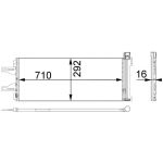 Condensator, airconditioning MAHLE AC 368 000P