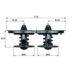 Thermostat, Kühlmittel MAHLE TX 32 75D