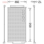 Kondensator, Klimaanlage DENSO DCN09047