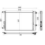 Condensator, airconditioning MAHLE AC 401 000S