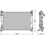 Radiatore, raffreddamento motore DENSO DRM09178