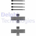 Kit de accesorios, pastillas de frenos DELPHI LX0006