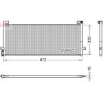 Condensator, airconditioner DENSO DCN99072