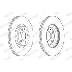 Bremsscheiben FERODO DDF1880C vorne, belüftet, 2 Stück