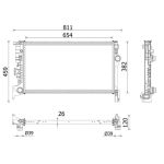 Motorkylare MAHLE CR 2334 000P