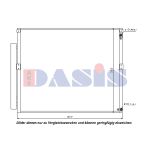 Condensator, airconditioning AKS DASIS 212049N