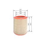 Ilmansuodatin BOSCH FILTRY F 026 400 552