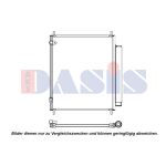 Condensator, airconditioning AKS DASIS 142034N