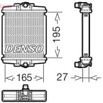 Kühler, Motorkühlung DENSO DRM05077