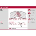 Remblokkenset, schijfrem MERITOR MDP5093