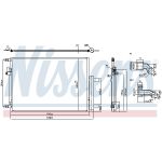 Condensator, airconditioning NISSENS 941288